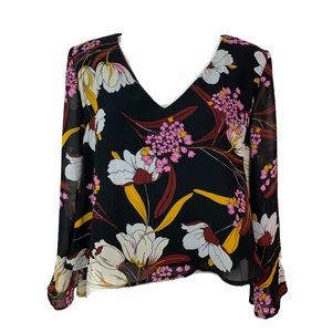 MINKPINK Floral Blouse Size Medium